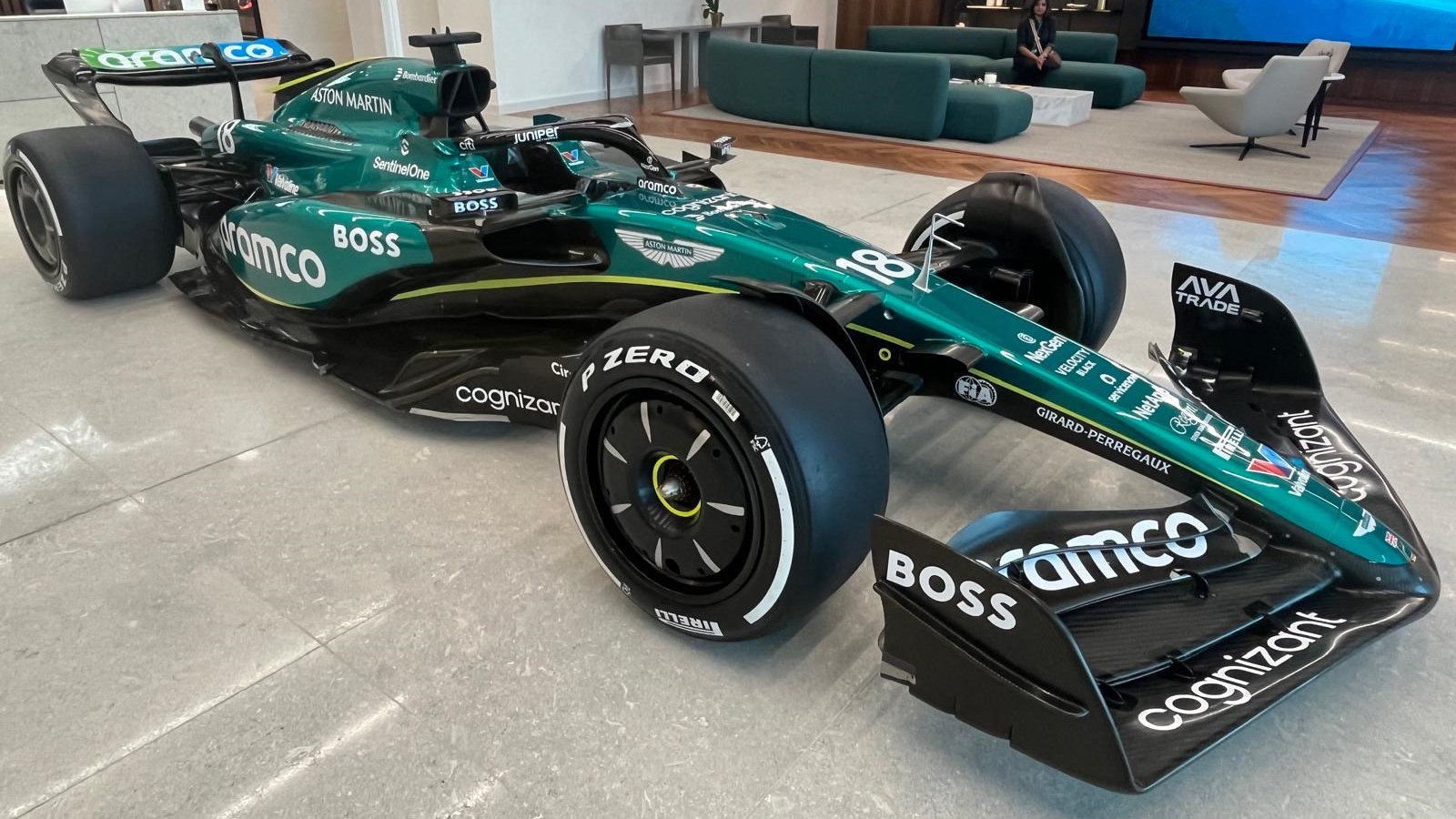 Aston Martin F1 visit