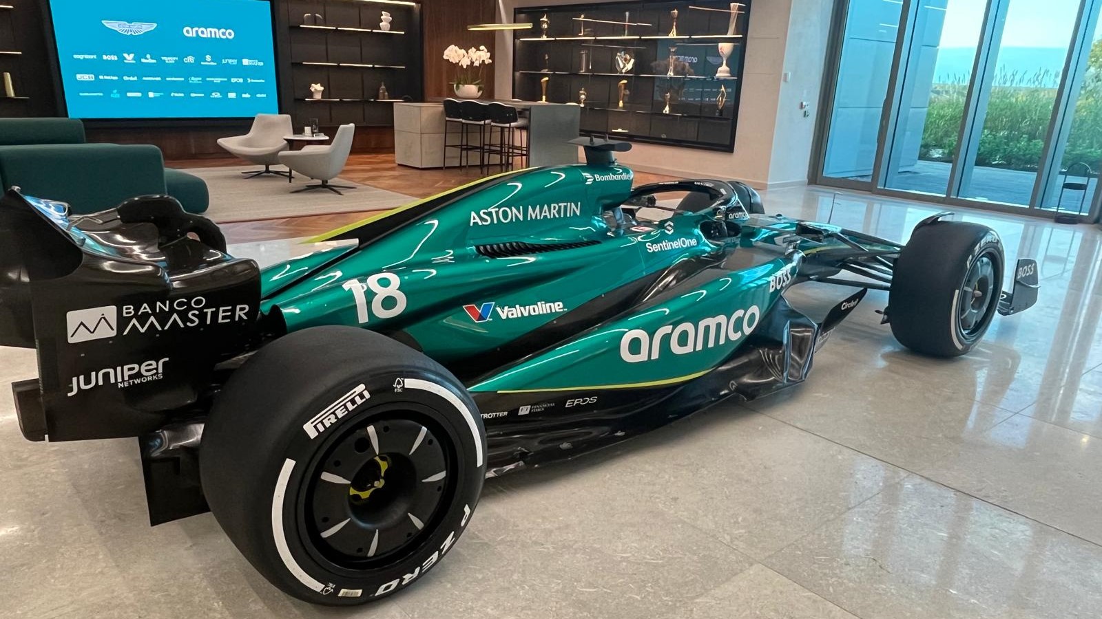 Aston Martin F1 visit