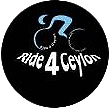 Ride for Ceylon Logo: a rider on a bike