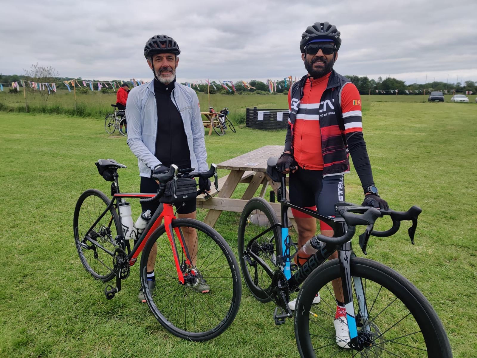 UK riders in training